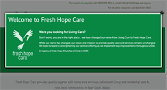 Desktop Screenshot of livingcare.org.au